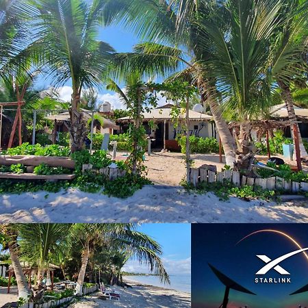 Lunazul Eco-Cabana Frente Al Mar Mahahual Esterno foto