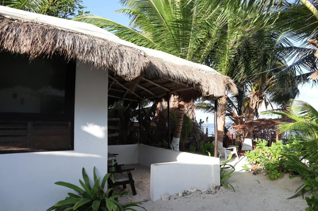 Lunazul Eco-Cabana Frente Al Mar Mahahual Esterno foto
