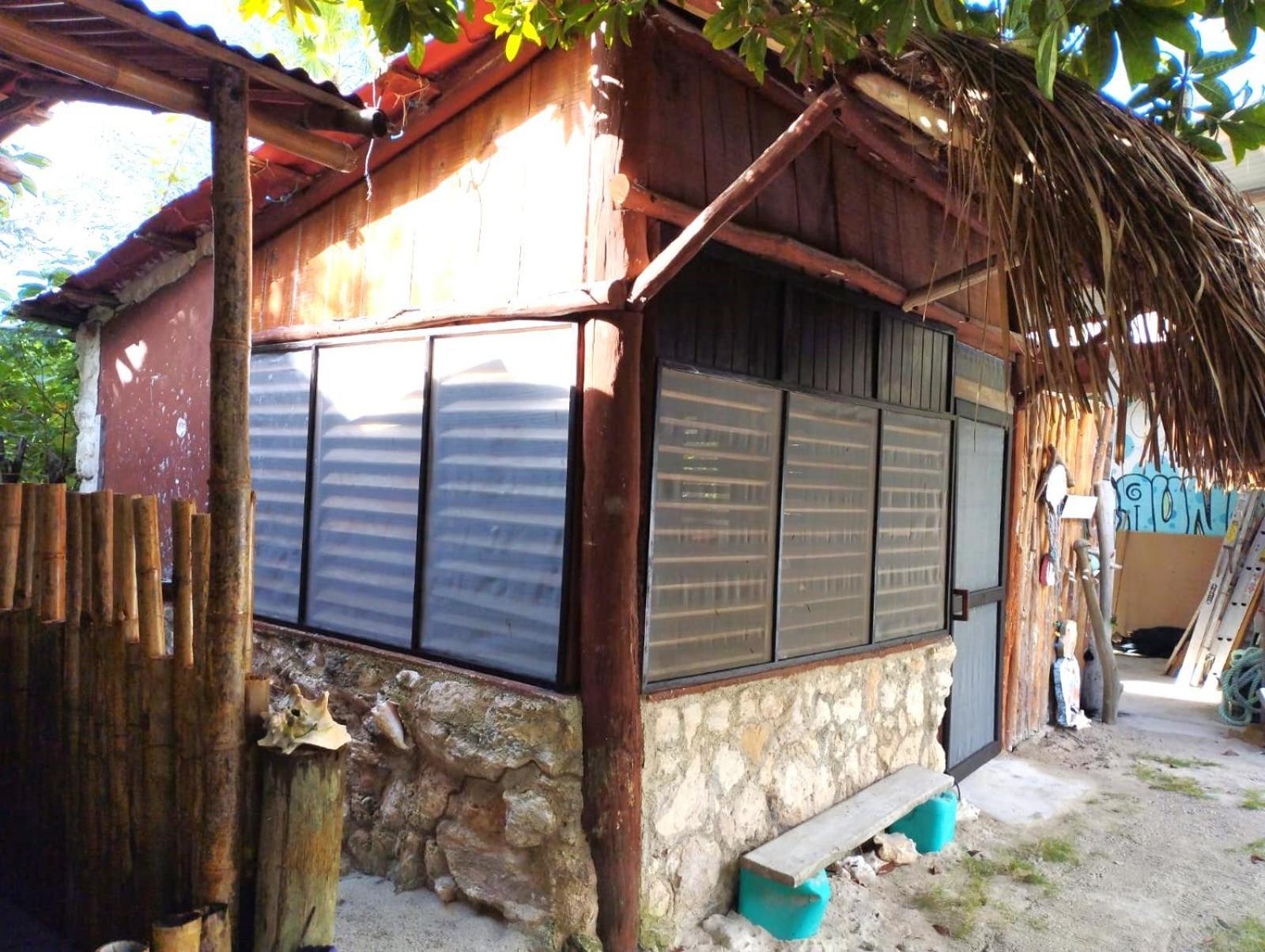 Lunazul Eco-Cabana Frente Al Mar Mahahual Esterno foto