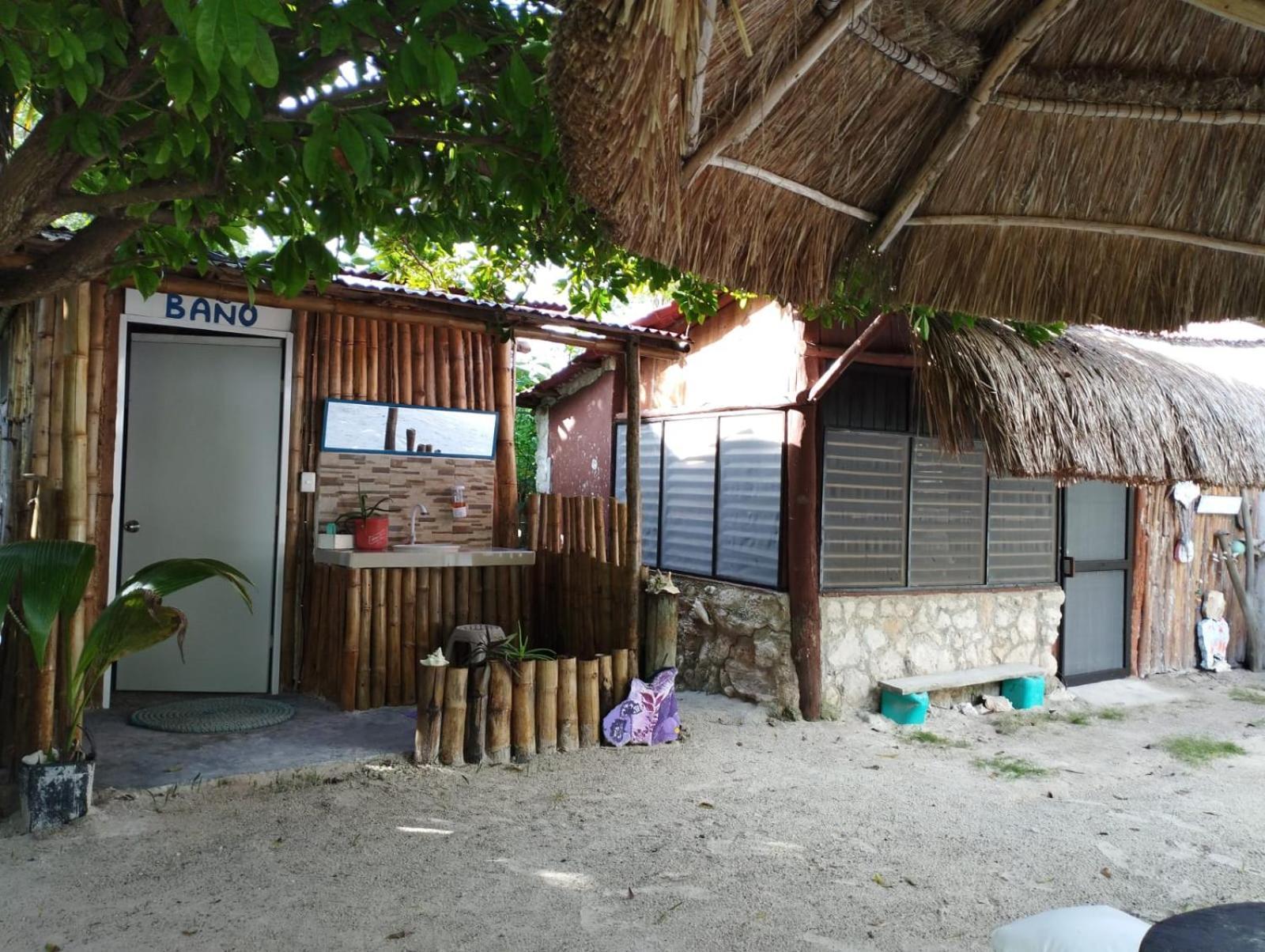 Lunazul Eco-Cabana Frente Al Mar Mahahual Esterno foto